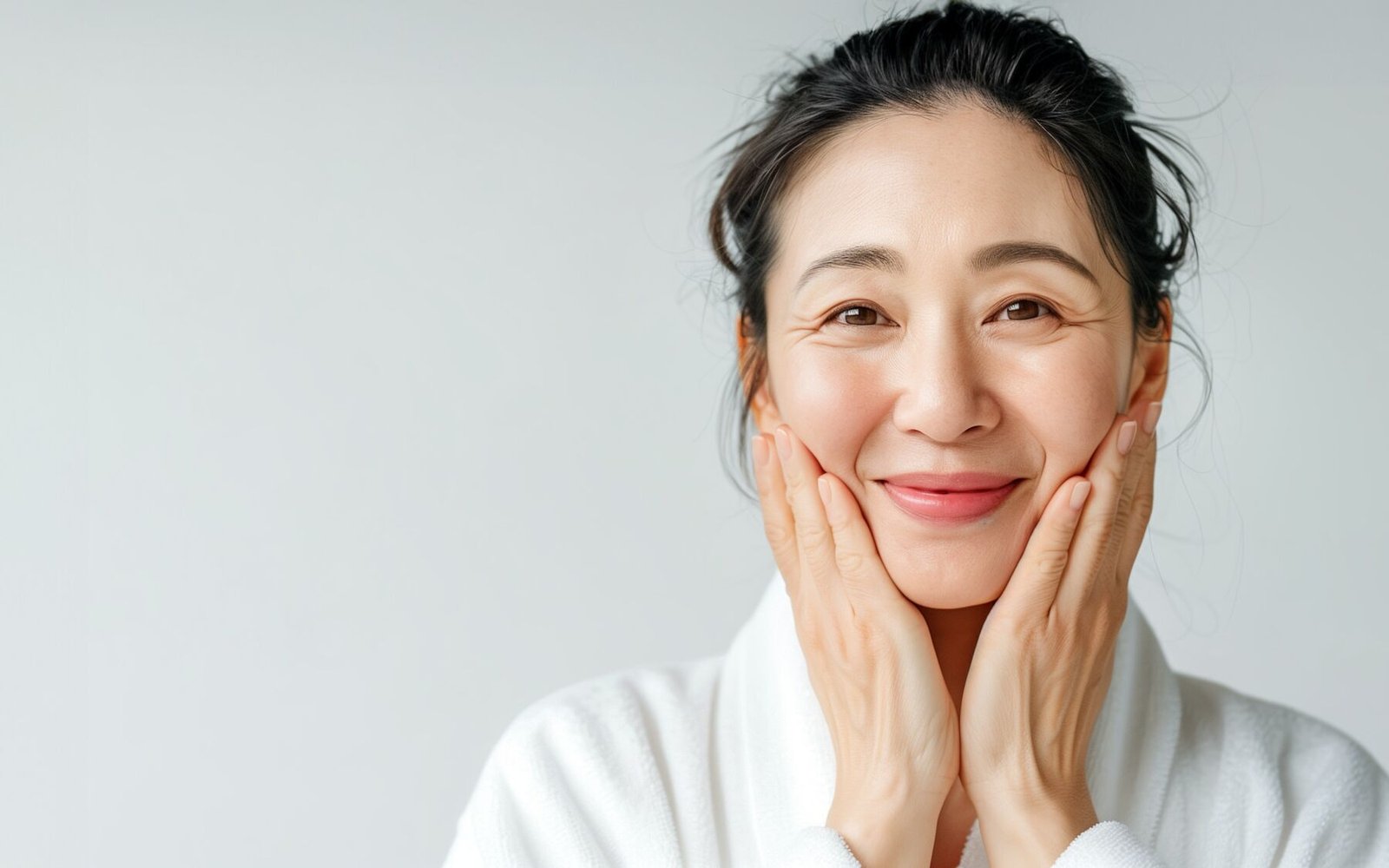 笑容溫暖的熟齡女性